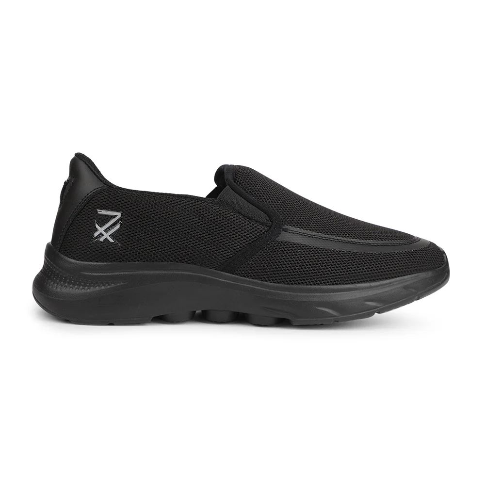 Leap7x Black Casual Non Lacing Shoes For Men DENIS-1 By Liberty - Image 2