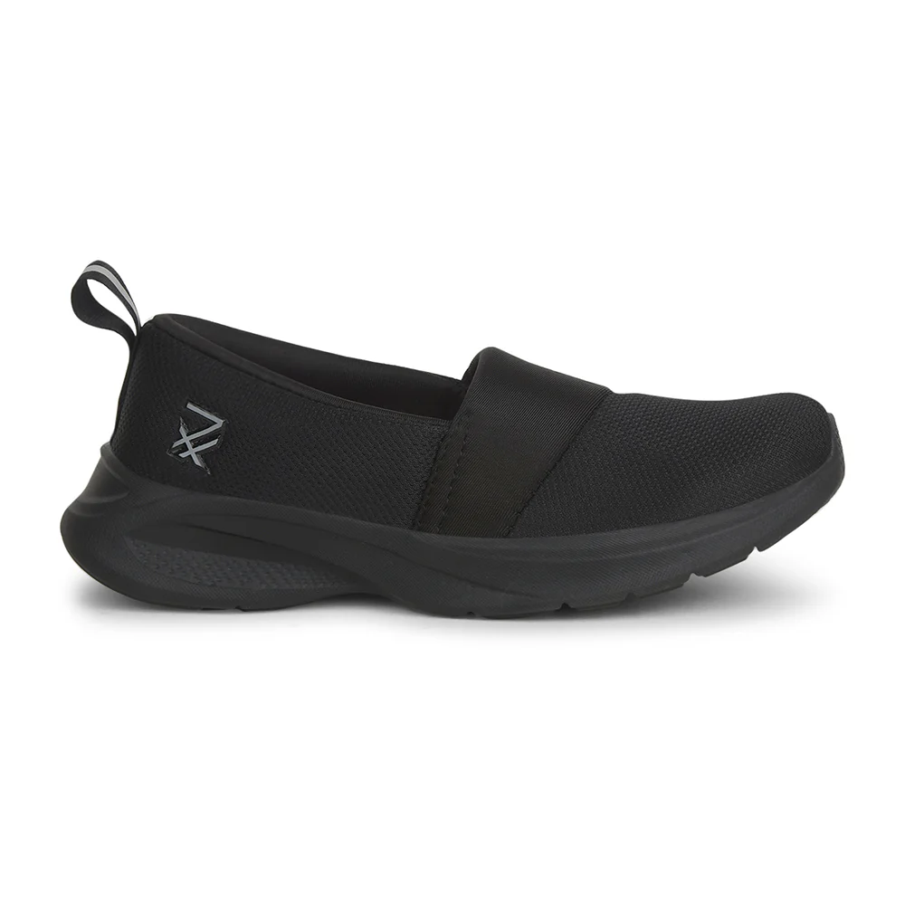 Leap7x Black Casual Non Lacing Shoes For Women TRINCY By Liberty - Image 2