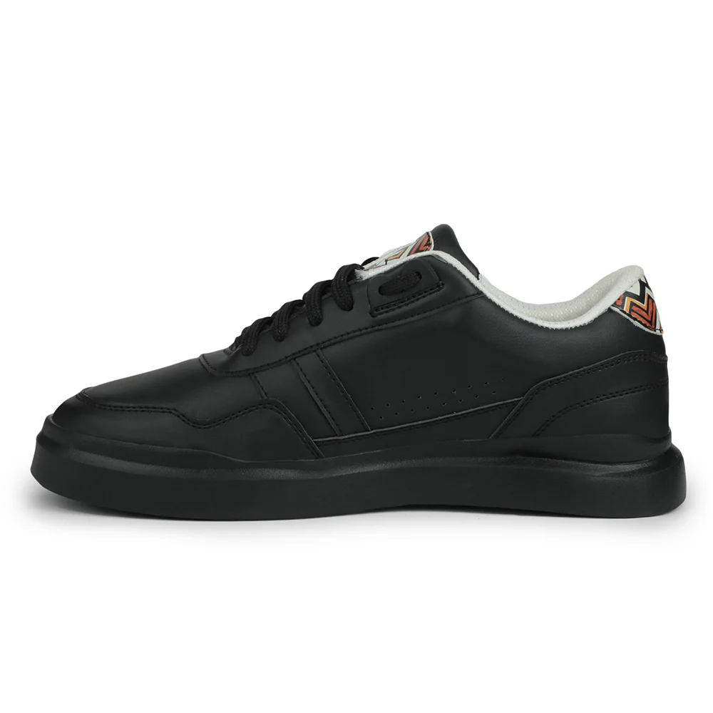 Leap7x Black Casual Sneakers For Men NICOLAS-1E By Liberty - Image 3
