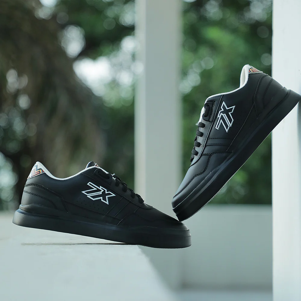 Leap7x Black Casual Sneakers For Men NICOLAS-1E By Liberty - Image 4