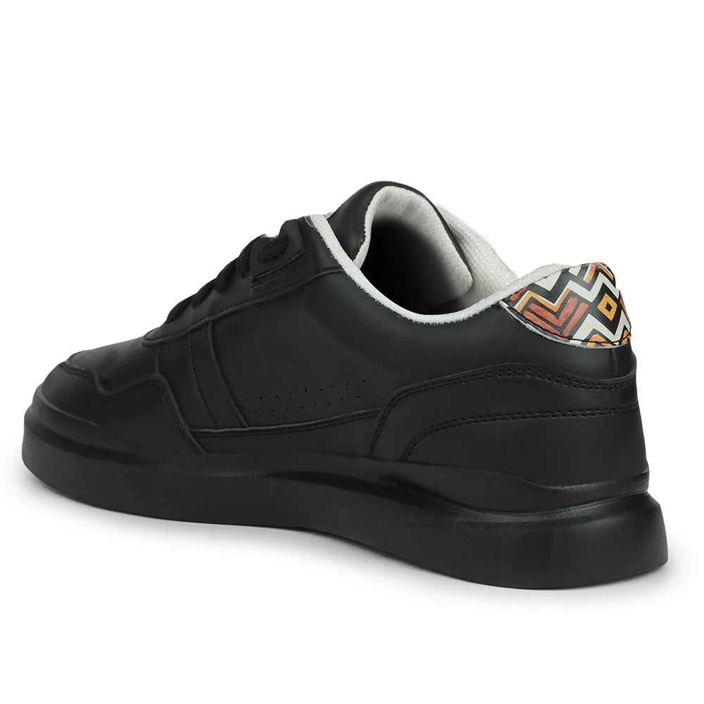 Leap7x Black Casual Sneakers For Men NICOLAS-1E By Liberty - Image 5