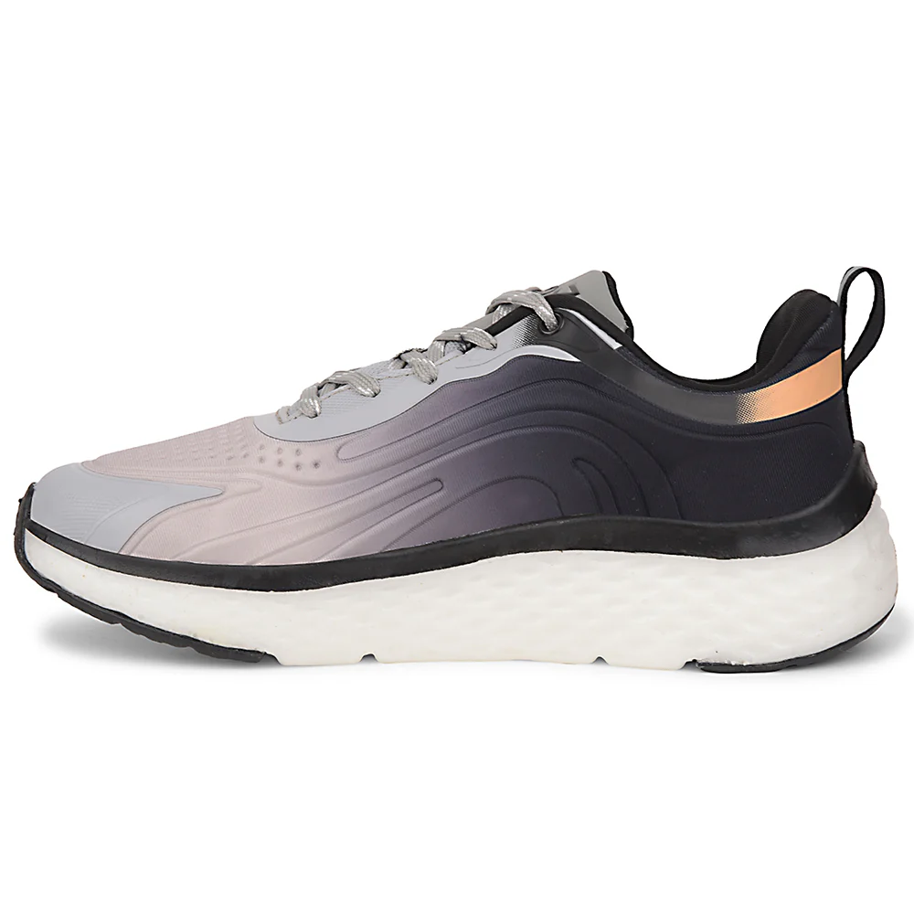 Leap7x Black Sports Lacing Running Shoes For Men NITRUN-10 By Liberty - Image 3