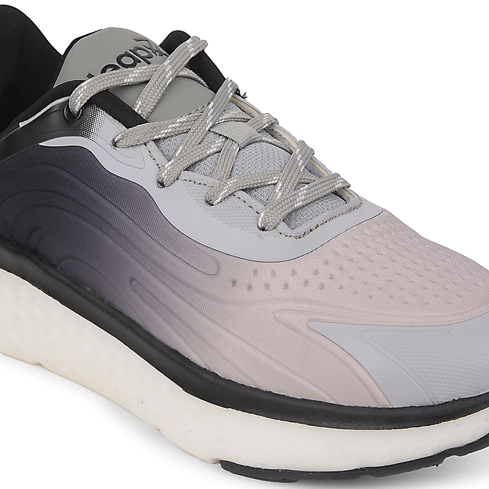 Leap7x Black Sports Lacing Running Shoes For Men NITRUN-10 By Liberty - Image 5