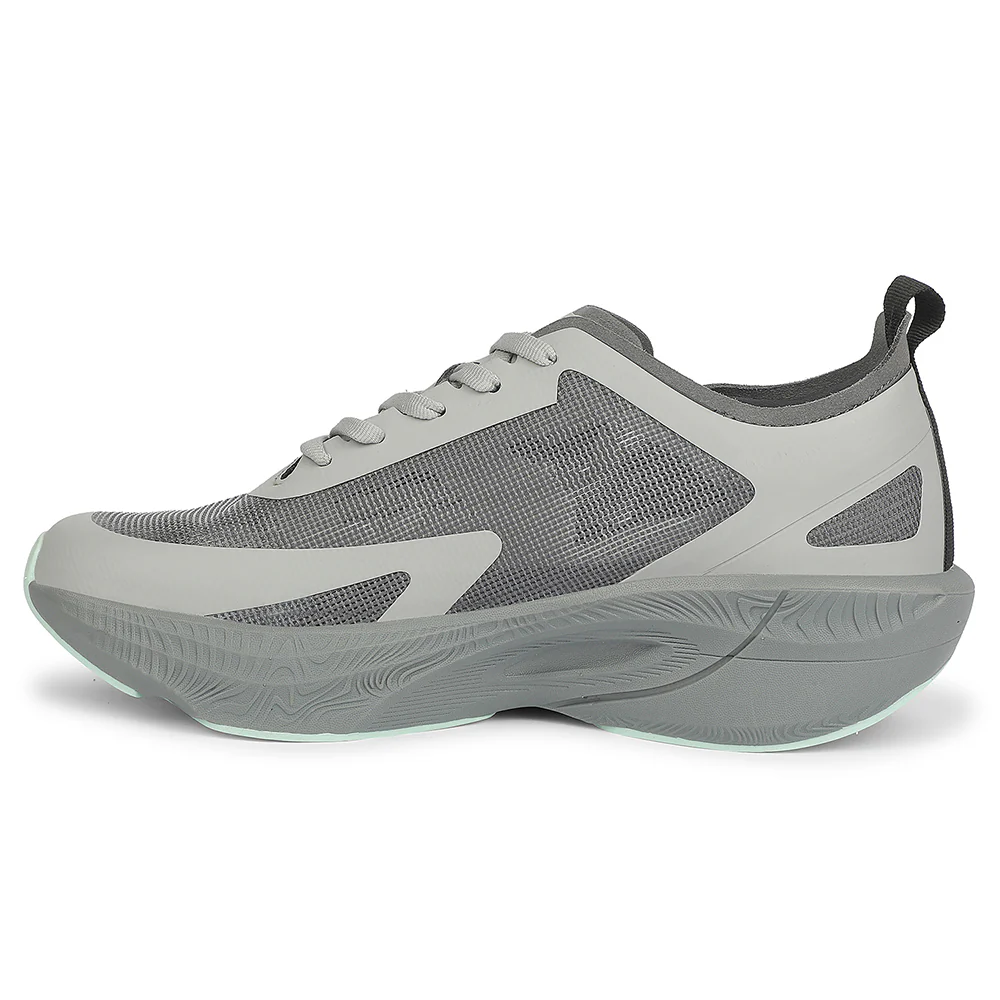 LEAP7X Black Sports Lacing Running Shoes for Women ZLP-XL-12 by Liberty - Image 3
