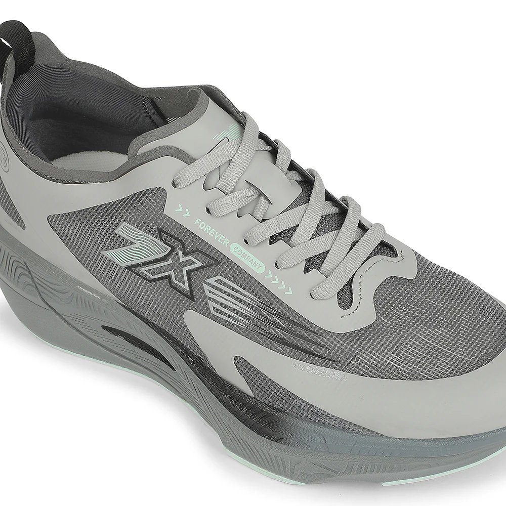 LEAP7X Black Sports Lacing Running Shoes for Women ZLP-XL-12 by Liberty - Image 5
