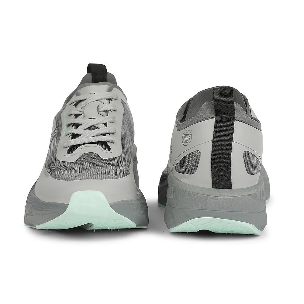 LEAP7X Black Sports Lacing Running Shoes for Women ZLP-XL-12 by Liberty - Image 6