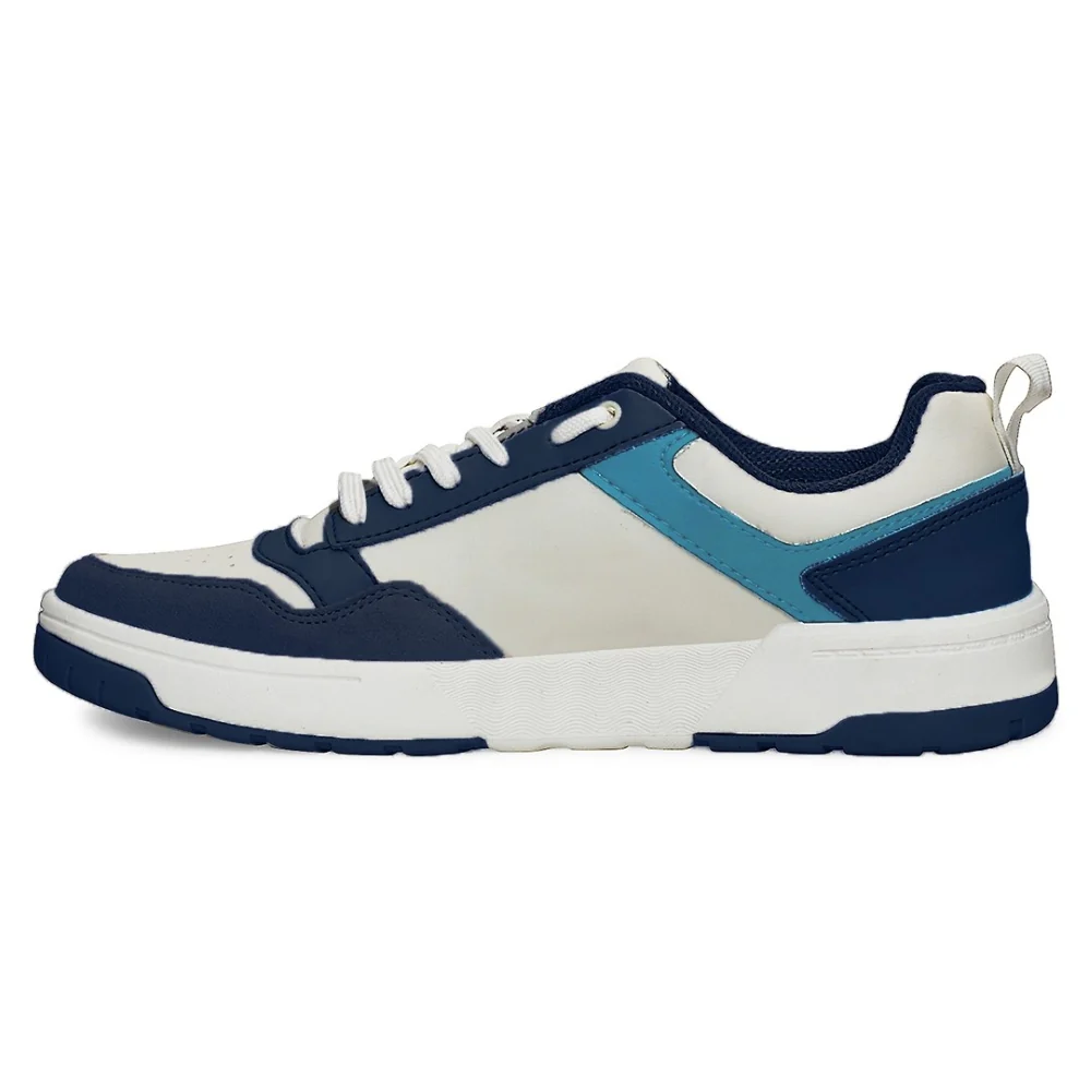Leap7x Blue Casual Lacing Sneakers For Men AMAZER-10E By Liberty - Image 3
