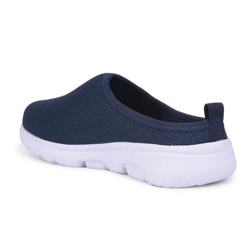 Leap7x Blue Casual Mules For Women EZZIER-L2E By Liberty - Image 6