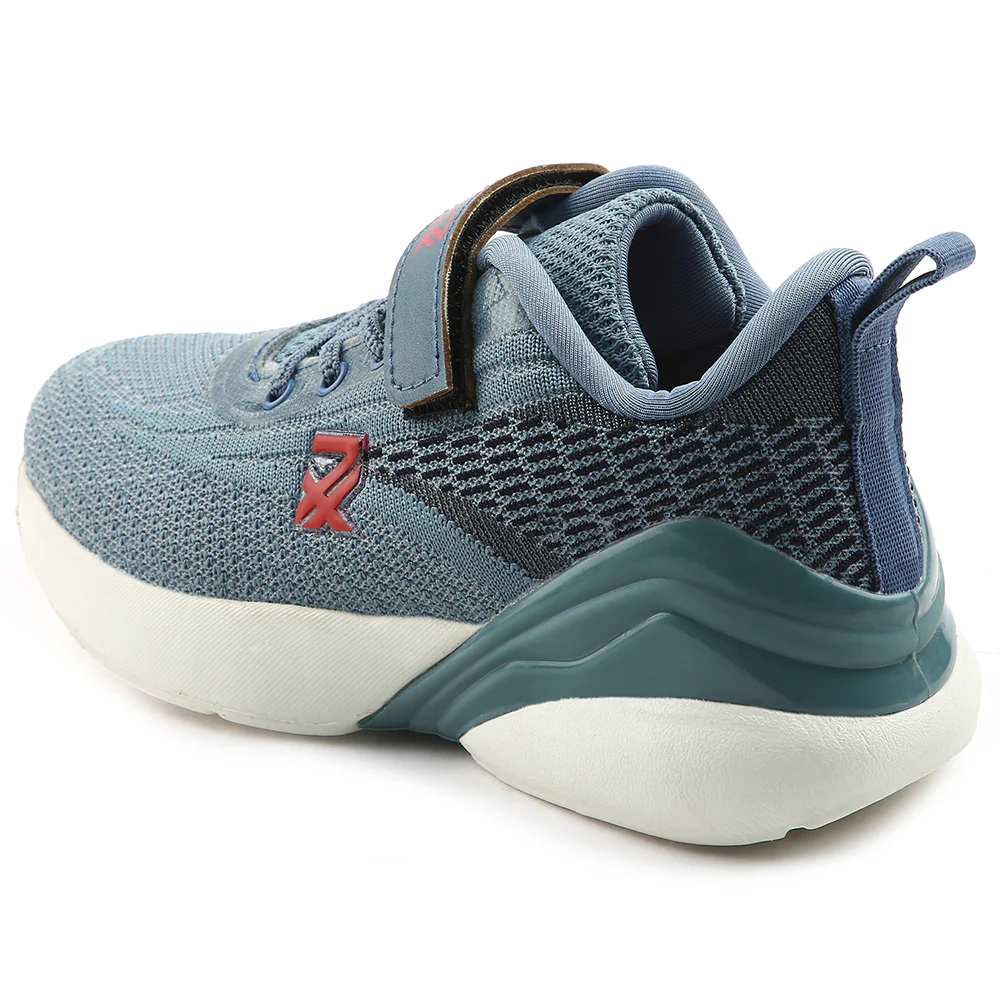 Leap7x Blue Sports Lacing Running Shoes For Kids COVER-02 By Liberty - Image 6