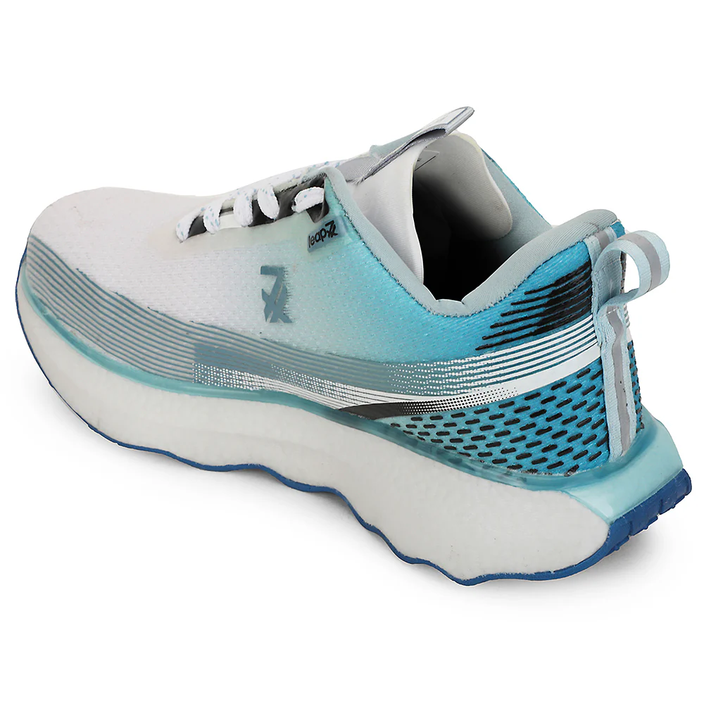 Leap7x Blue Sports Lacing Running Shoes For Men GHD-103 By Liberty - Image 5