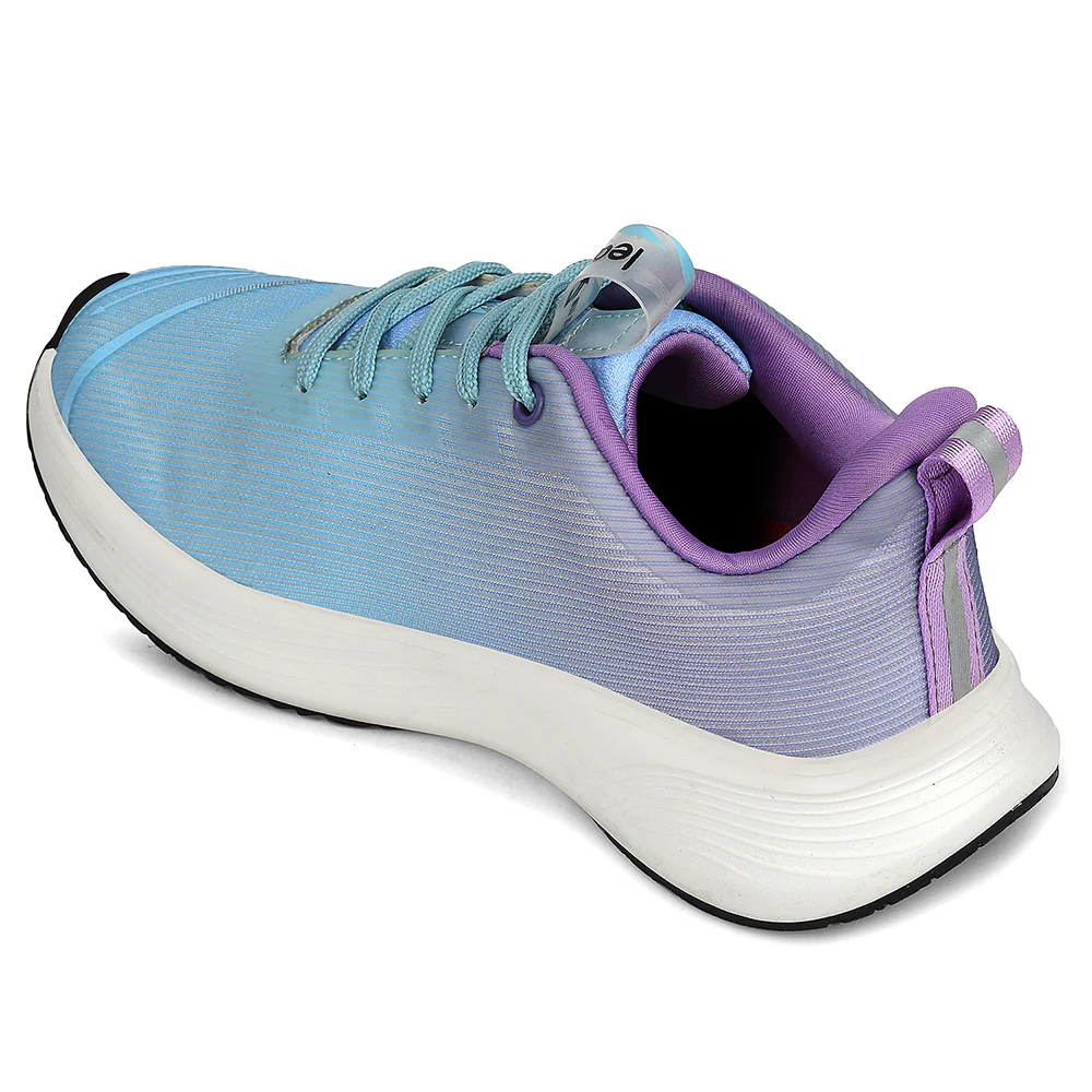 Leap7x Blue Sports Lacing Running Shoes For Women LIBYA-1 By Liberty - Image 5
