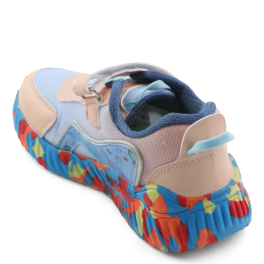 Leap7x Blue Sports Walking Shoes For Kids NITKID-11 By Liberty - Image 4