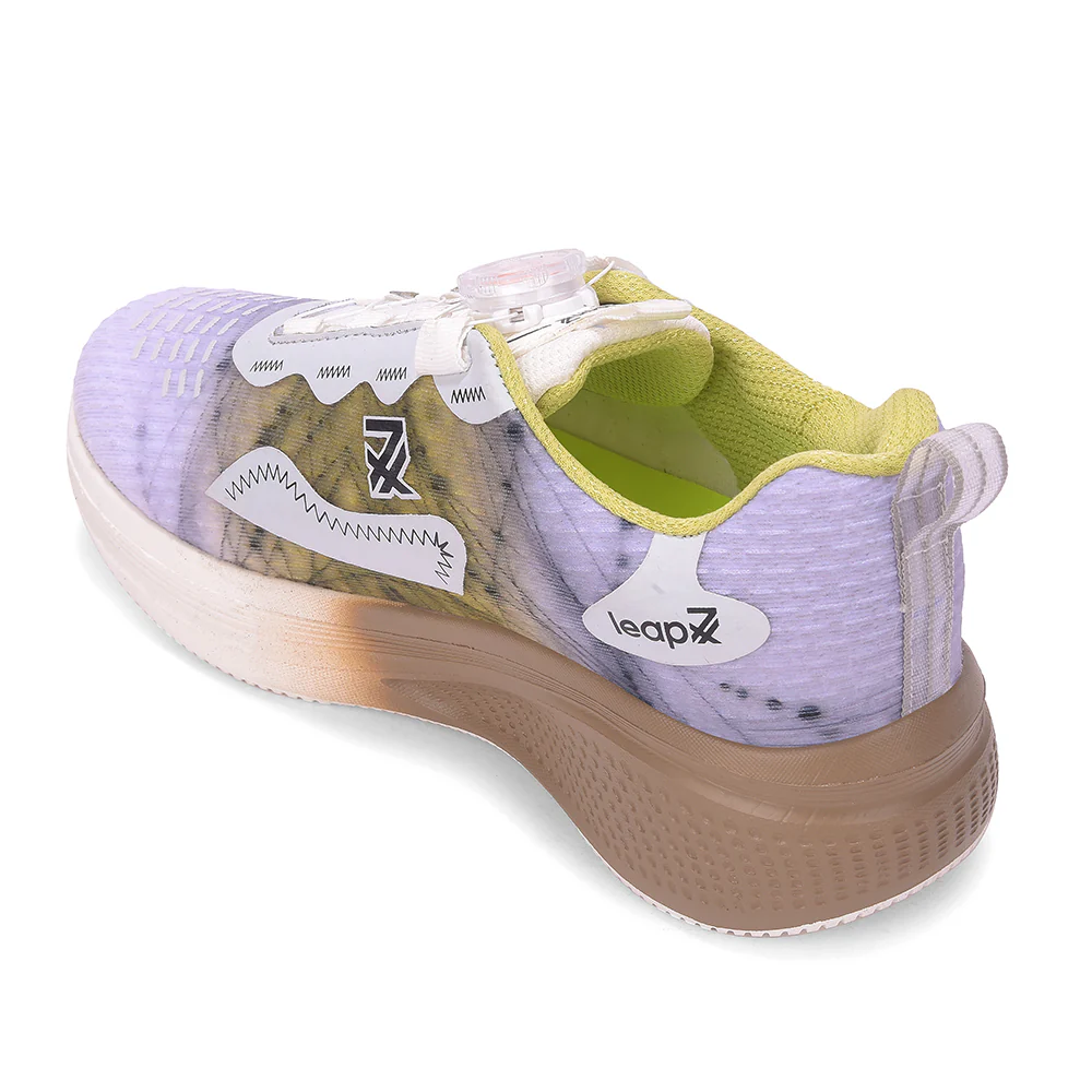 LEAP7X BOUNCEBUDE Green Sports Non Lacing Jogging Shoes for Kids by Liberty - Image 4