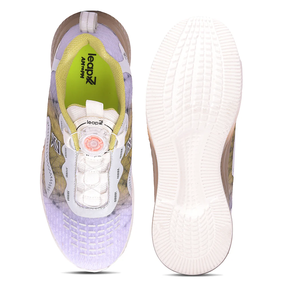 LEAP7X BOUNCEBUDE Green Sports Non Lacing Jogging Shoes for Kids by Liberty - Image 5
