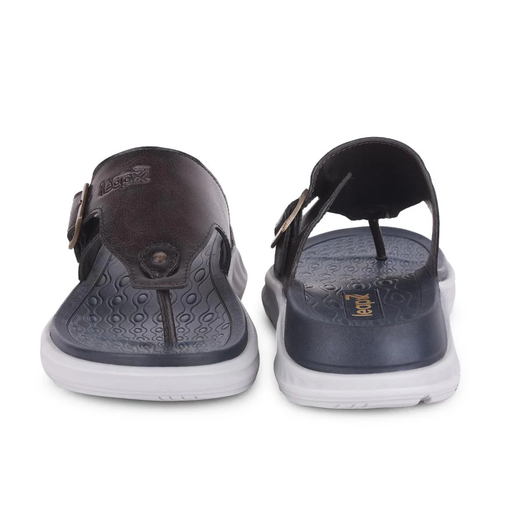 Leap7x Brown Casual Slippers For Men CHARLY-1E By Liberty - Image 5