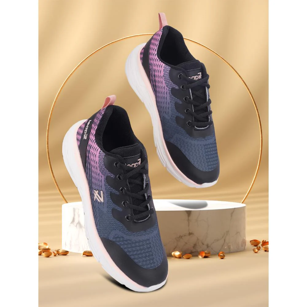 Leap7x By Liberty Kids KIMSER-EL Black Sports Lacing Shoes - Image 3