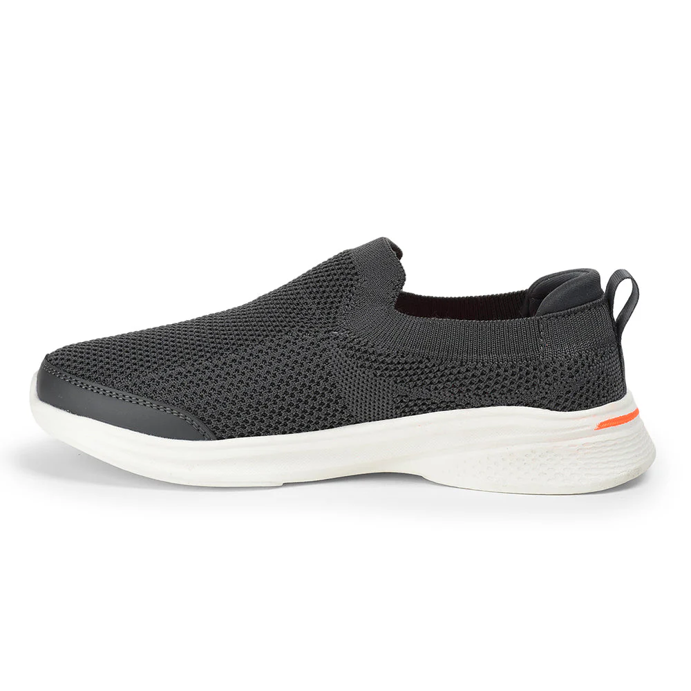 Leap7x By Liberty Ladies ATTITUDE-5 Grey Sports Non Lacing Shoes - Image 3