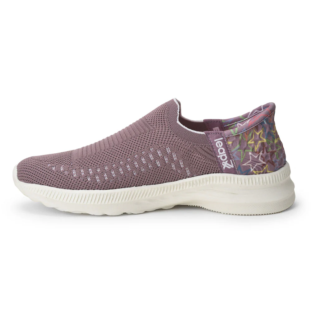Leap7x Non Lacing Purple Casual Slip on Shoes For Women EAZY By Liberty - Image 3