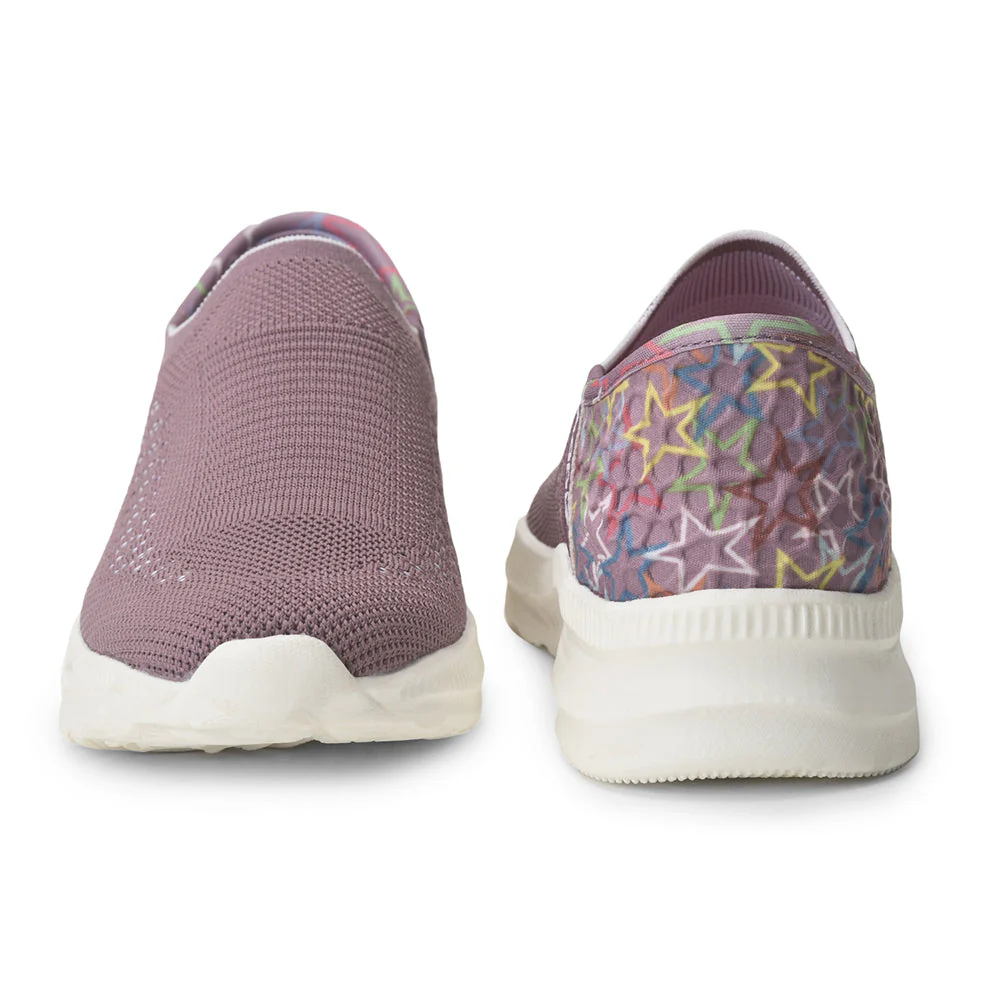 Leap7x Non Lacing Purple Casual Slip on Shoes For Women EAZY By Liberty - Image 5