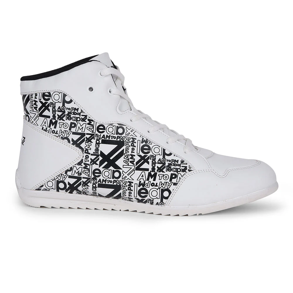 Leap7x Casual White Lacing Sneakers DUCANI-3E By Liberty - Image 2
