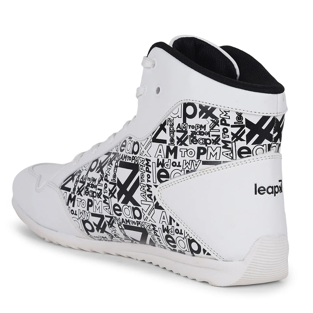 Leap7x Casual White Lacing Sneakers DUCANI-3E By Liberty - Image 5