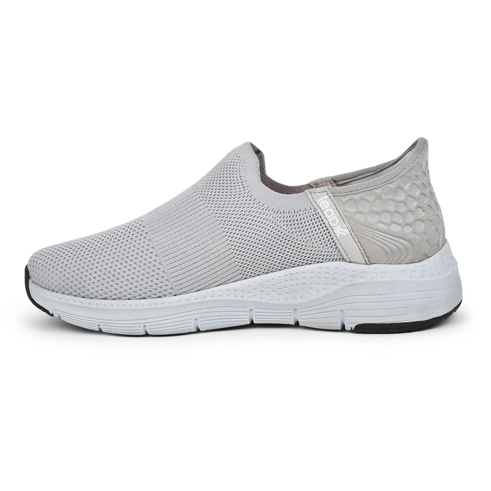 Leap7x By Liberty Men EAZY-M L.Grey Sports Non Lacing Shoes - Image 3
