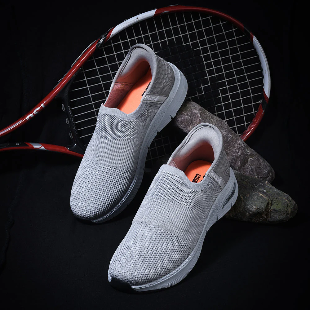Leap7x By Liberty Men EAZY-M L.Grey Sports Non Lacing Shoes - Image 4