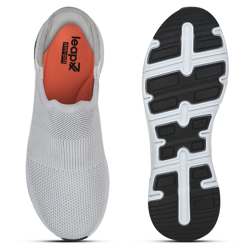 Leap7x By Liberty Men EAZY-M L.Grey Sports Non Lacing Shoes - Image 6