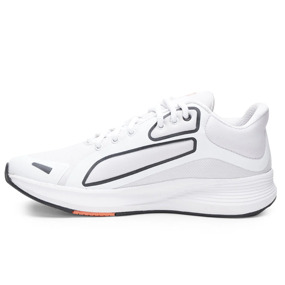 Leap7x Sports White Lacing Running Shoes For Men GRIPPER-1E By Liberty - Image 3