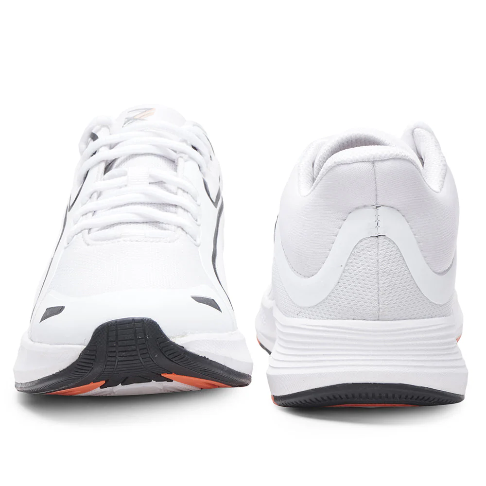 Leap7x Sports White Lacing Running Shoes For Men GRIPPER-1E By Liberty - Image 5