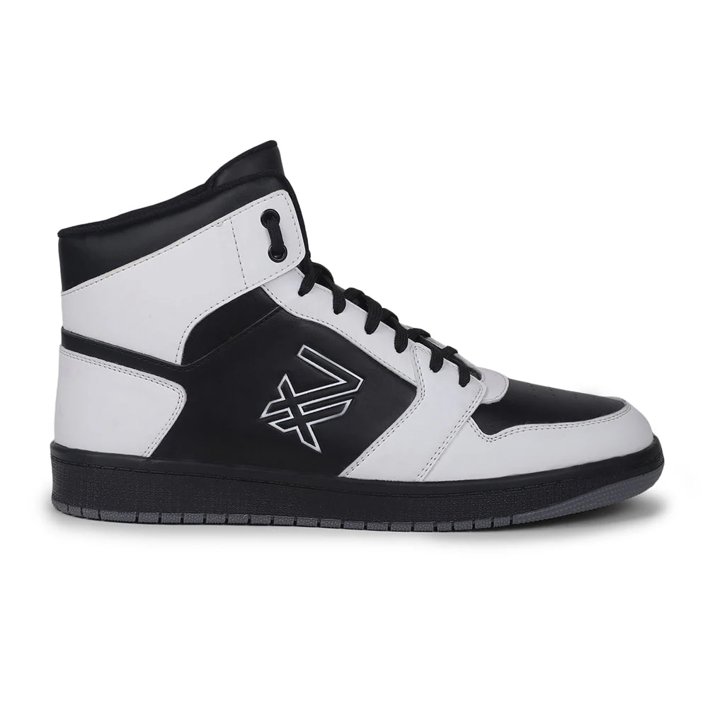 Leap7x Casual Black Lacing Sneakers For Men JAXEN-2E By Liberty - Image 2