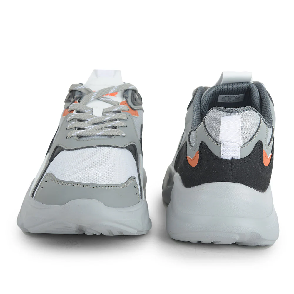 Leap7x Casual White Lacing Shoes For Men JOSE-1E By Liberty - Image 5