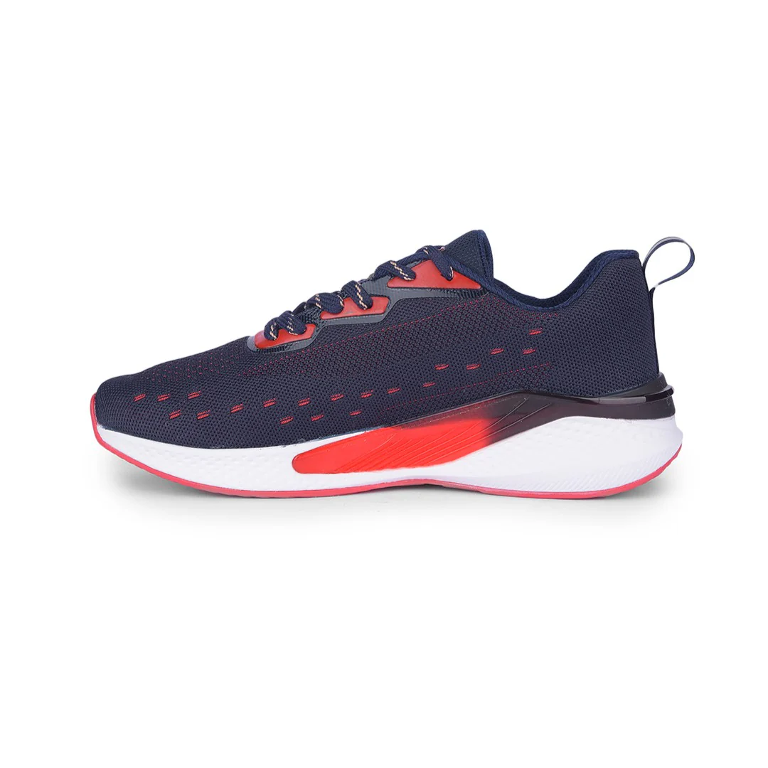 Leap7x By Liberty Men MALINGA Navy Blue Sports Lacing Shoes - Image 3