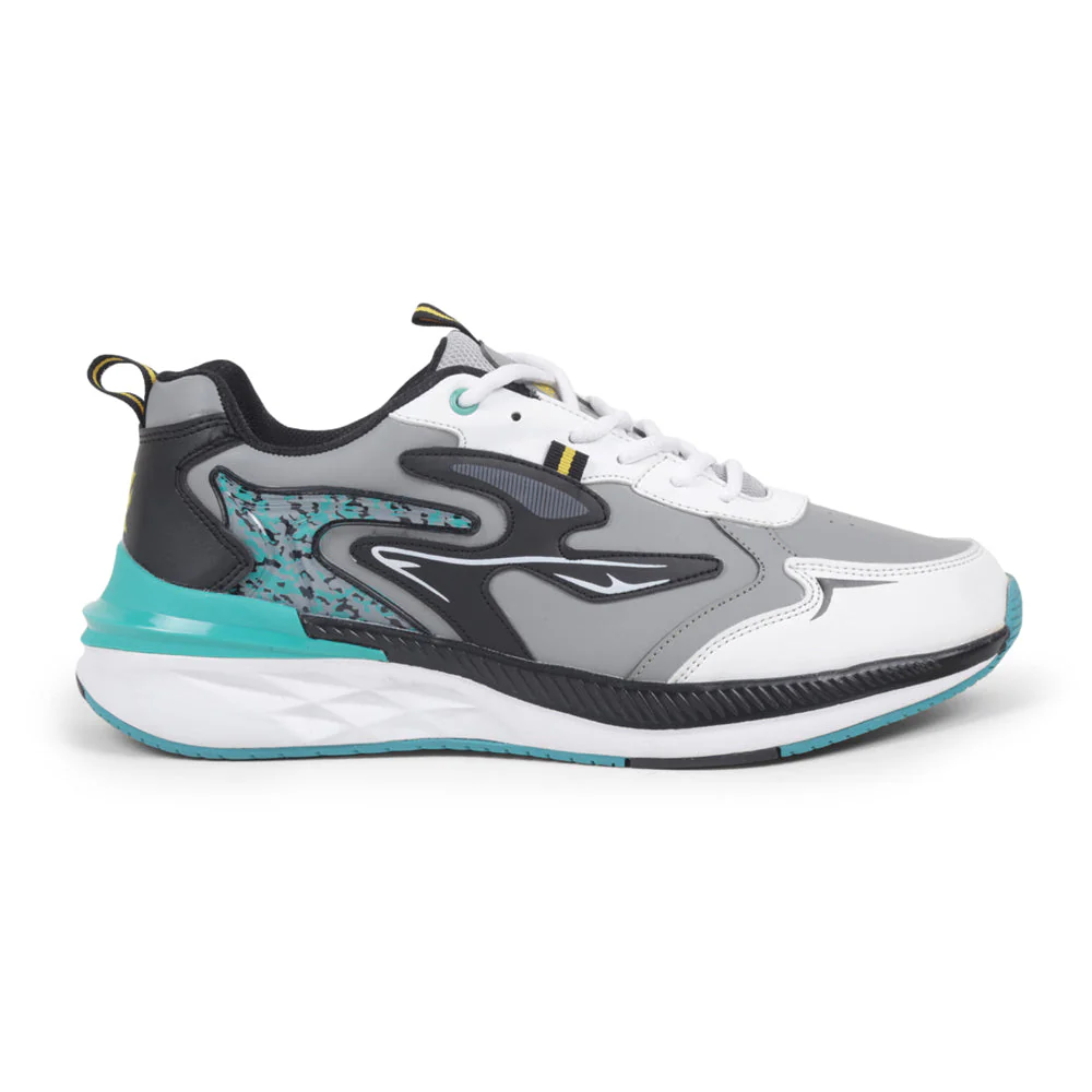 Leap7x By Liberty Men MONTEX-1 Grey Sports Lacing Shoes - Image 2