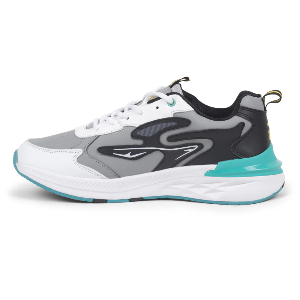 Leap7x By Liberty Men MONTEX-1 Grey Sports Lacing Shoes - Image 3