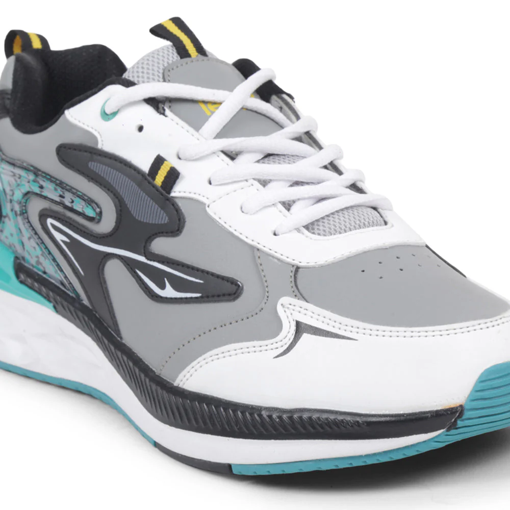 Leap7x By Liberty Men MONTEX-1 Grey Sports Lacing Shoes - Image 7