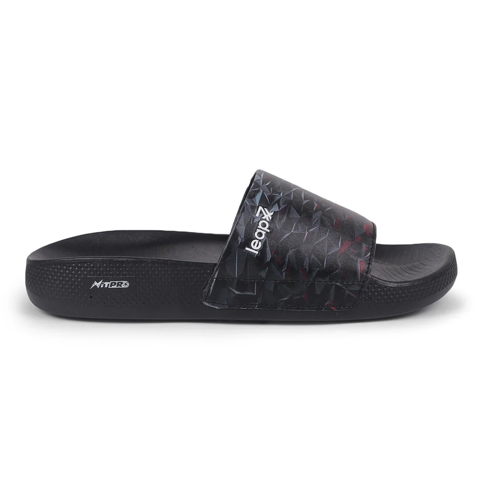 Leap7x By Liberty Men NITWALK-2 Black Casual Slides - Image 2
