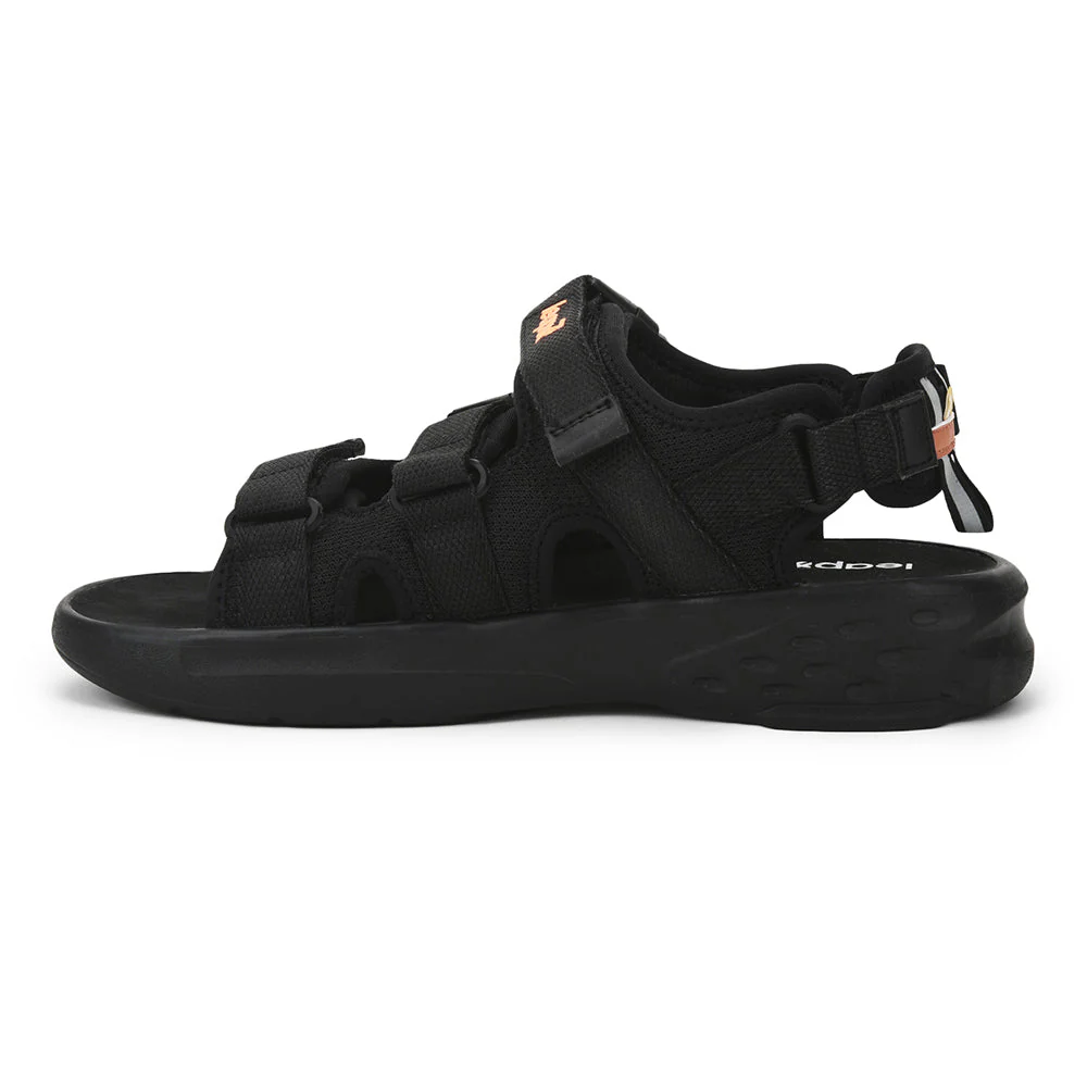 Leap7x By Liberty Men PEDRO-M Black Sporty Casual Sandal - Image 3