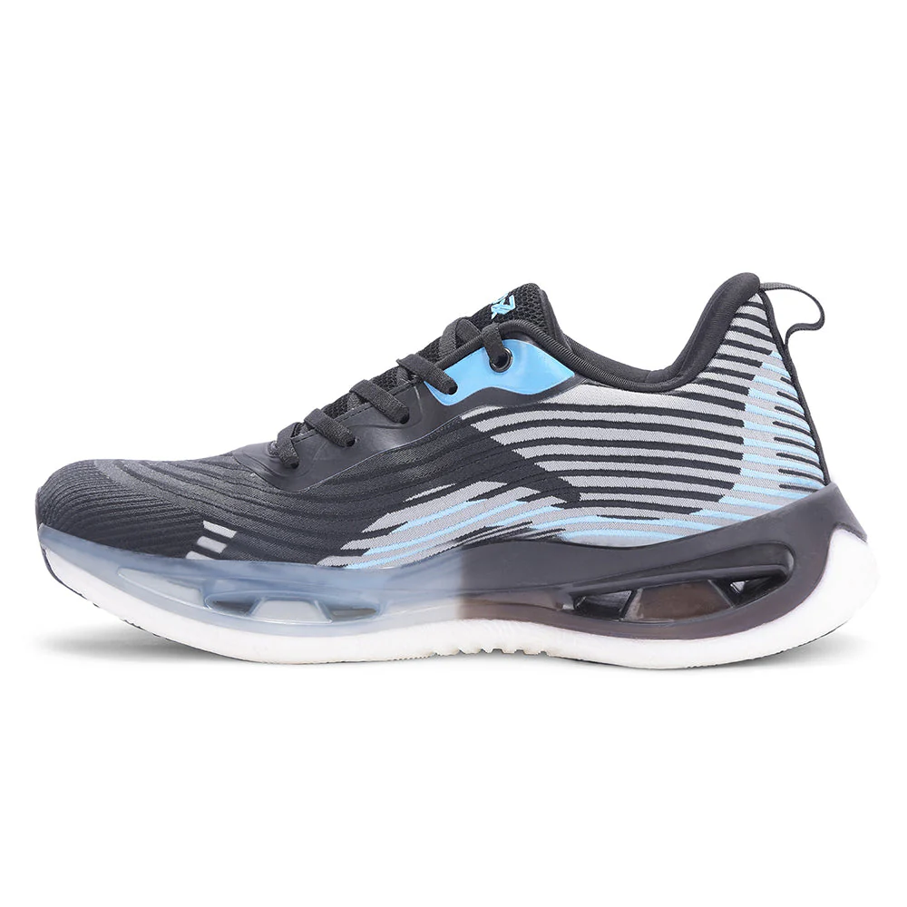 Leap7x By Liberty Men RW-09 Black Sports Lacing Shoes - Image 3