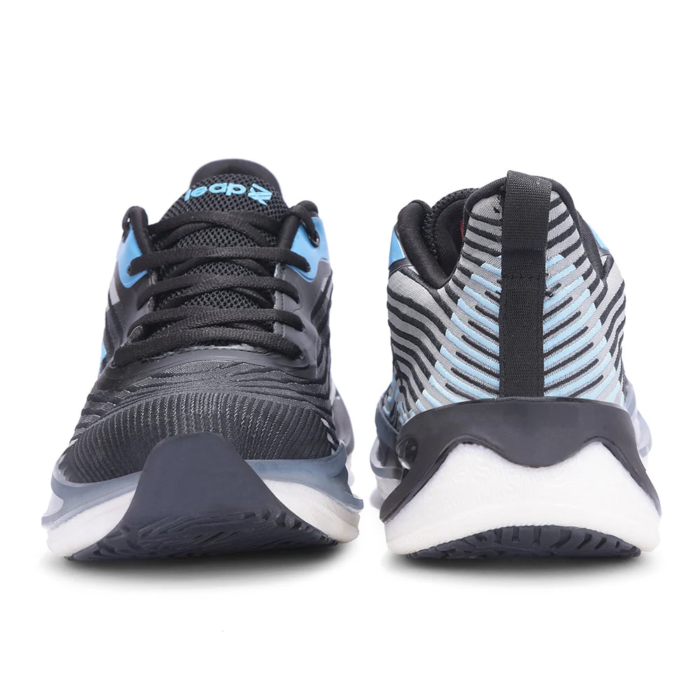 Leap7x By Liberty Men RW-09 Black Sports Lacing Shoes - Image 5