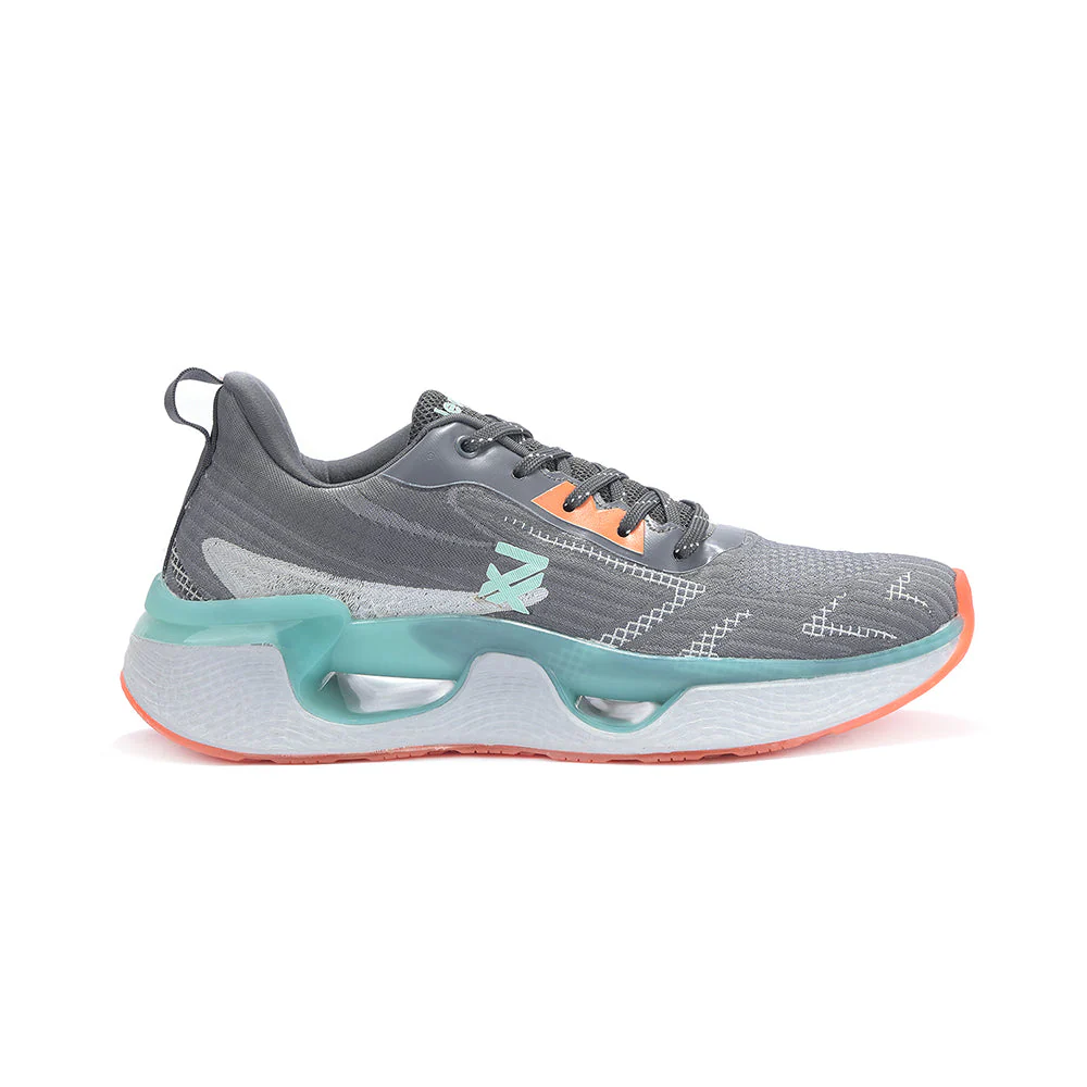 Leap7x By Liberty Men RW-10 Grey Sports Lacing Shoes - Image 2