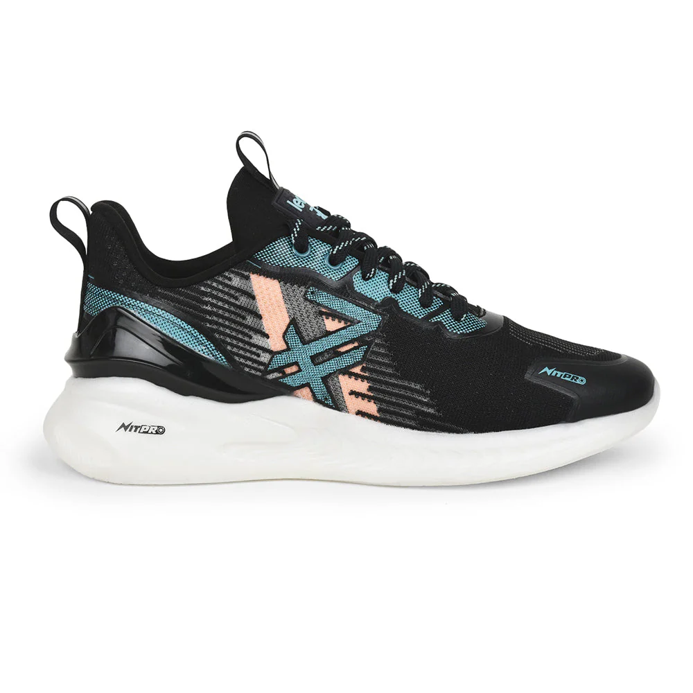 Leap7x By Liberty Men THUNDER-3 Black Sports Lacing Shoes - Image 2