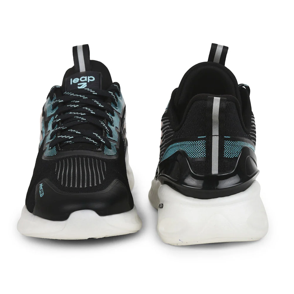 Leap7x By Liberty Men THUNDER-3 Black Sports Lacing Shoes - Image 5