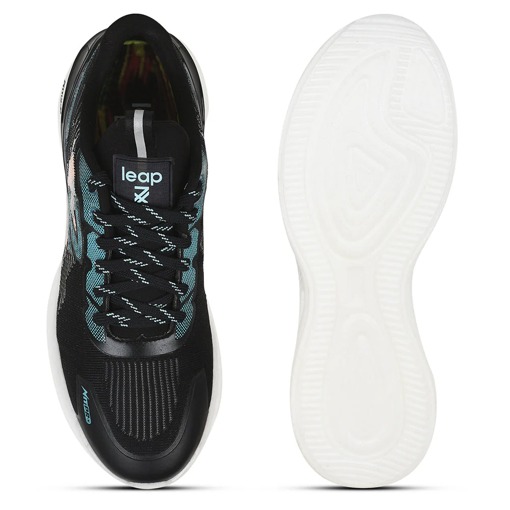 Leap7x By Liberty Men THUNDER-3 Black Sports Lacing Shoes - Image 6