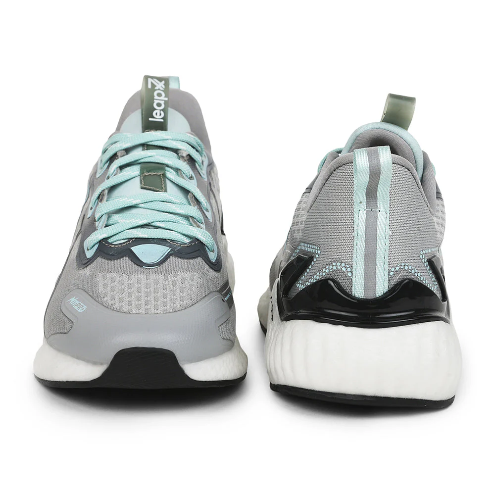 Leap7x By Liberty Men TORNADO-1 Grey Sports Lacing Shoes - Image 5