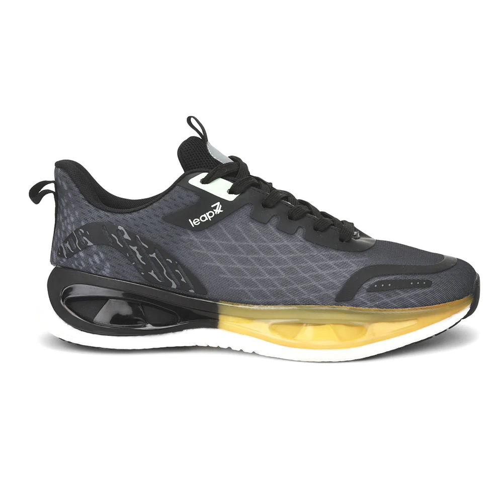 Leap7x By Liberty Men ZQ-XL-M1 Black Sports Lacing Shoes - Image 2