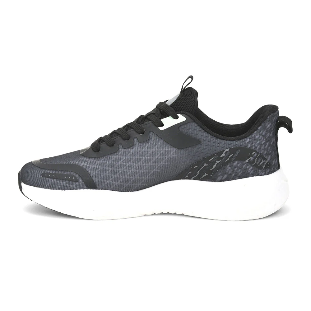Leap7x By Liberty Men ZQ-XL-M1 Black Sports Lacing Shoes - Image 3