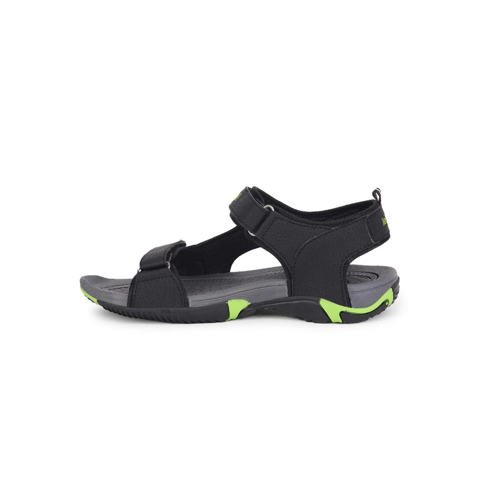Leap7x By Liberty Mens ANDORRA Black Sporty Casual Sandal - Image 3