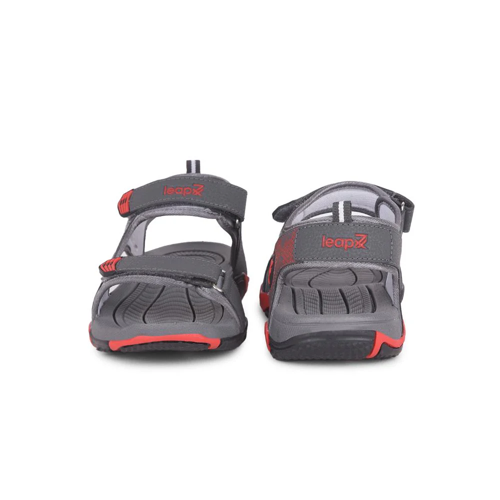 Leap7x By Liberty Mens ANDORRA Grey Sporty Casual Sandal - Image 5