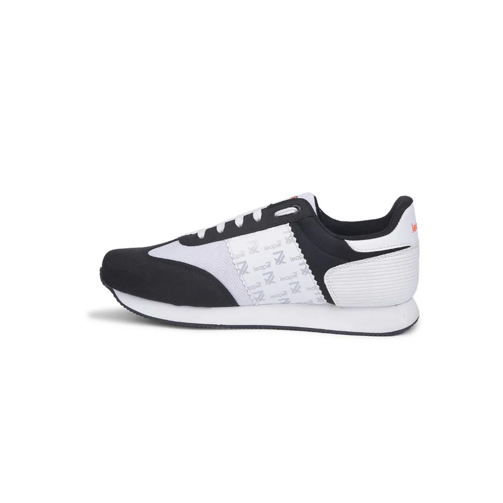 Leap7x Casual Black Lacing Sneakers For Men BACKAM-1E By Liberty - Image 3